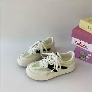 화이트 여사친 가을 빈티지 여름 캔버스화 스트리트 슈즈 위안파 원픽2