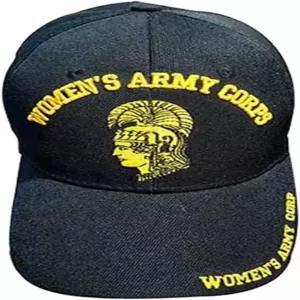 미군 여군단 WAC 블랙 조절 야구 모자