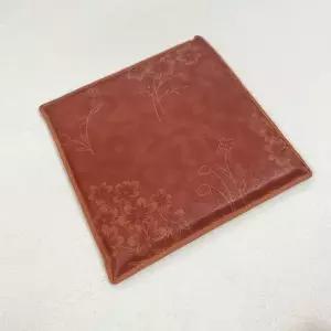 [골드스마일]TBZ 더크린 베이스 레자방석 오렌지 인조가죽방석 교회방석