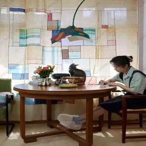 새벽남자 조각보가리개 베란다 차양막 공간분리