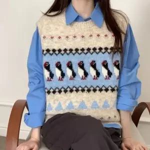 [라일리여성의류] Rly 정장 여자조끼 코디 빅사이즈 루즈핏 조끼 패딩