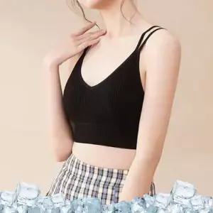 [로즈엘리][2장세트] 4컬러 여름 두줄 나시탑 골지 브라탑 2026