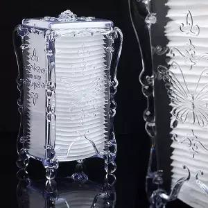 투명 화장솜 케이스+화장솜 솜케이스 화장솜통