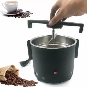 OJHGRDFV 5000RPM 커피 원두 냉각기 전기 로스팅 회전식 냉각판 스테인리스 스틸 3겹 필터 스크린 포함