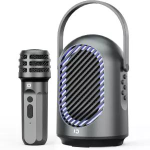 무선 마이크가 있는 35W 음성 증폭기 스피커가 휴대용 가정용 야외용 블루투스 PA 시스템 노래방 기계