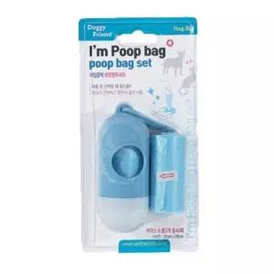 [골드스마일]강아지 배변봉투 케이스 세트 1P 산책 똥봉투 풉백 애견똥봉투