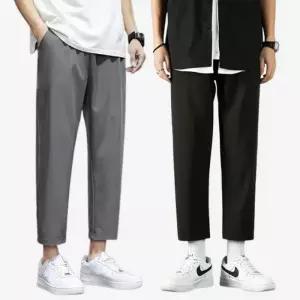 [아이에스이랩]여름 아이스 와이드 슬랙스팬츠 쿨팬츠 I2SL027