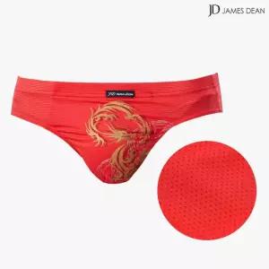 [제임스딘]제임스딘 남자빨간삼각팬티 적색 편한 레드 패션 선물 포인트 브리프