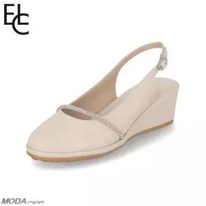 [엘칸토]초경량 쿠션 데일리 웨지 여성 슬링백 1XWO56XP_GN