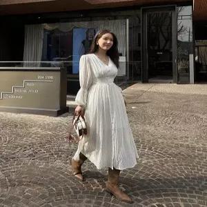 [다바걸]펠먼쉬폰셔링원피스
