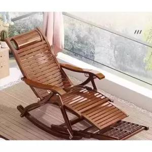 대나무암체어 흔들의자 거실 대나무 안락의자 발코니 성인 라운지 쇼파 휴식 수유 엔틱 원목