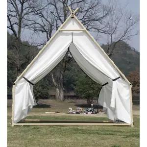 글램핑 텐트 캐노피 쉘터 천막 설치형 정자 펜션 글램핑텐트