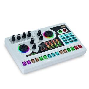 CABE-SX96 48V 사운드 카드 마이크 휴대 휴대폰 컴퓨터 라이브 방송 야외 노래 홈 사용 미니 믹서