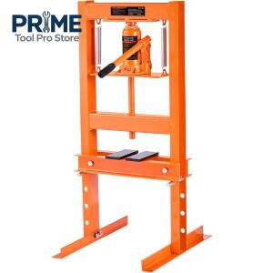 SucceBuy 유압식 샵 프레스 6T H형 차고/작업장 플로어 (차고용 플레이트 포함)