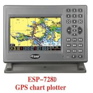 ISPP ESP728D 해양 GPS 위성 내비게이터 차트 머신 7인치