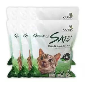 고양이배변처리 퀸오브샌드 고양이 냥이 두부 모래 (6개) 7L(녹차)