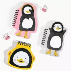 [문구/오피스] 메모장 스프링 형태 미니 2P 무선 노트 펭수 휴대용