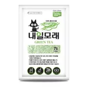 응고력좋은모래 고양이 내일 두부 모래 콩비지 녹차 7LX6개