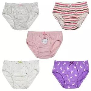 순면 주니어 초등 어린이 여아 팬티 5매 아동용 여자