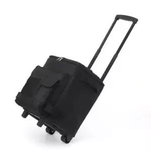 대형보냉가방 편리튼튼 대용량 캐리어 아이스박스 보냉백 (블랙 43L