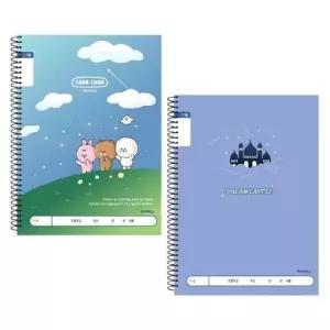 [문구/오피스] 17줄 유선 스프링 공책 초등 1P 랜덤 10개 노트 세트