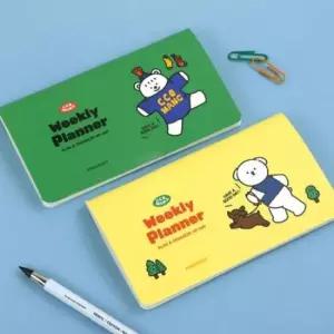 [문구/오피스] 위클리 스케줄러 6개월 다이어리 만년형 학습 플래너