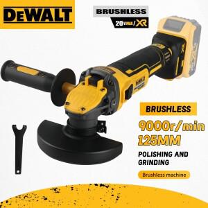 DEWALT DCG409 20V Max XR 브러쉬리스 앵글 그라인더 무선 전동 공구 125mm 절단기 휴대용 충전식 폴리셔
