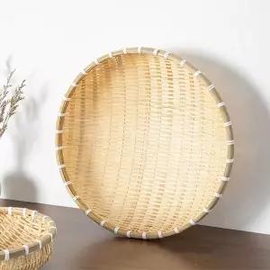 33 소쿠리 채반 36cm 2p세트 바구니 정겨운 대나무