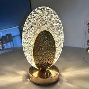 [골드스마일]스탠드 무선 무드등 터치 루미골드 크리스탈 밝기조절