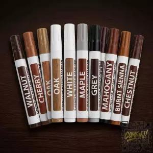 원목 마루 바닥 흠집 까짐 가구 보수 마카 나무 펜 기스 커버 10색 세트