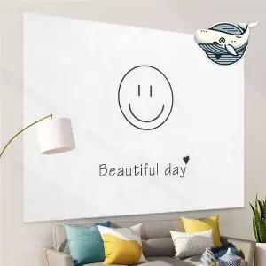 [골드스마일]스마일 패브릭 포스터 카페 인테리어 거실 침실