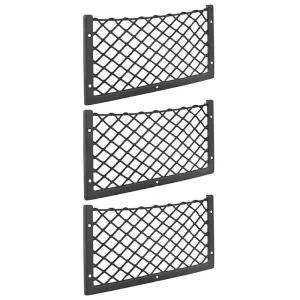 트렁크그물망 3개 36x18cm 차량용 그물 도어 패널 버스 좌석 뒤 거치대 걸이 걸게 메쉬 전화 홀더 지갑 키