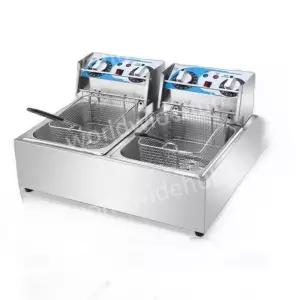 업소용 10L 2구 전기 소형 1구 탁상형 분식집 튀김기