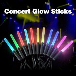 5PCS 콘서트 원격 제어 색상 변경 지원 스틱 LED 필드 라이트 음악 축제 가수 빛나는