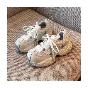 운동화 여성 슈즈 러닝화 에나멜 아쿠아망 통기성 가벼운 통굽 admr5