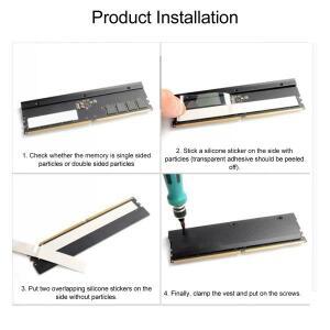 컴퓨터 수냉 시스템용 호환 DDR5 방열판 메모리 RAM MEO PMOAB G 알루미늄 합금 쿨러