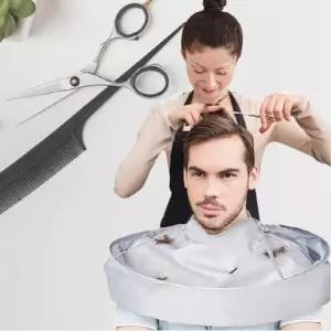 집에서 이발할때 미용실 커트보 이발보 컷트보 미용가운 헤어망토