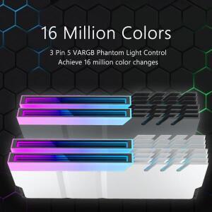 RAM 방열판 라디에이터 5V 3 핀 ARGB PC 메모리 냉각 조끼 쿨러 DDR2 데스크탑 램 4-1개