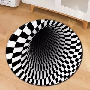 [콩심팥심]3D 착시 카펫트 러그 매트 예쁜 카펫 입체카페트 입체매트 거실매트