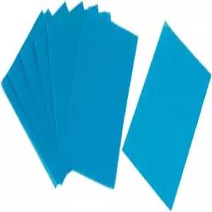 Ruilogod 9cm x 여성 화장품 페이셜 오일 블로팅 종이 시트 100개 블루 ID c19 744 042 5aa 25b