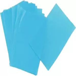 Ruilogod 50매 페이셜 오일 블로팅 필름 종이 메이크업 도구 블루 (디 5b4 침대 403 41a bdf)