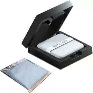 얼굴 오일 블로팅 시트용 위시로터스 교체 지성 피부용 린넨 용지 400개 남녀용 흡수