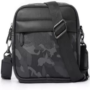 남성용 스몰 숄더백 멀티 포켓 크로스 바디백 메신저백 내구성이 뛰어난 내구성과 업무 및 여행용 방수