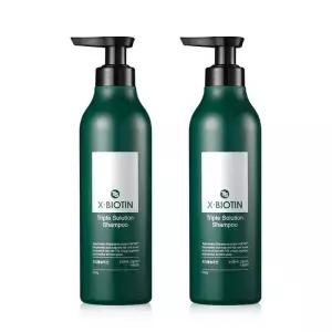 TS 엑스비오틴 트리플 솔루션샴푸 500g X 2개 탈모샴푸 두피 모발관리