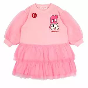 [롯데백화점]베베드피노 핑크 버니 베이비 튜튜 져지 드레스_BP41OP258
