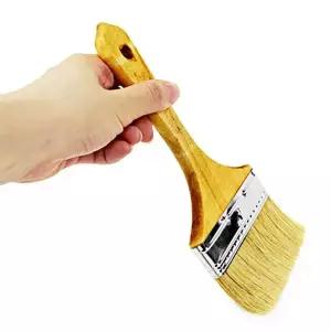 4 평붓 목공용 붓 유성붓 도색붓 가구붓 페인트