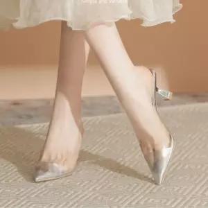 포뇨2 여자 여름 웨지힐 샌들 투명유니크 스틸레토 슬링백 슈즈 미들힐 OPH2