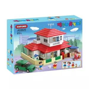 옥스포드 떡잎마을 방범대 짱구 못말리는 짱구네 2층집 장난감 블럭 학습교재 수업교구