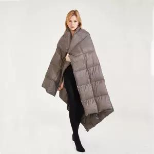 캠핑 패딩담요 입는 휴대용 담요 이불 블랭킷 오리털 다운