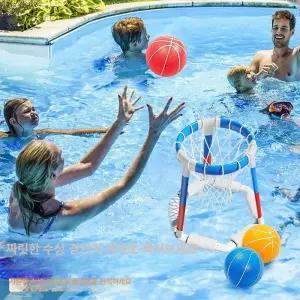 수중 농구대 공놀이 펜션 농구 튜브 야외 수상골대 골대
